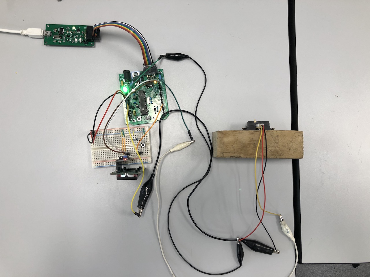 Photo of the completed prototype